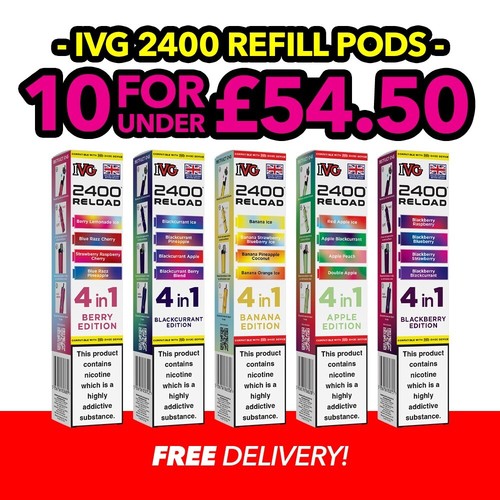 Ivg 2400 refill pods - ivg,