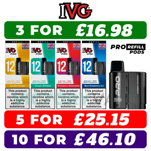 Ivg pro refill pods - ivg,