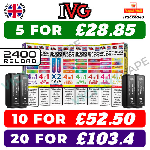 Ivg 2400 refill - 2400, pods