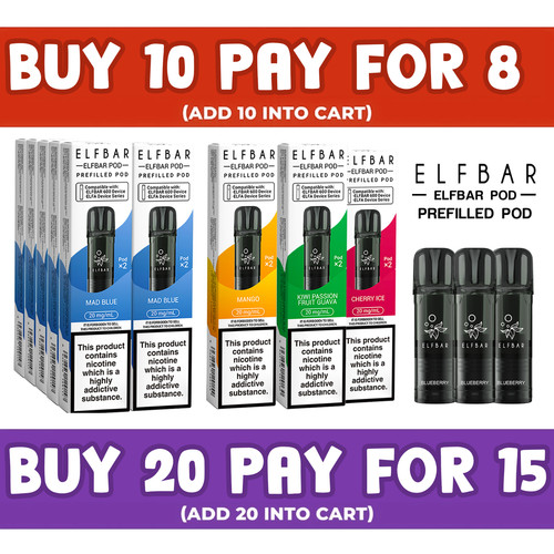Elf bar 600 prefilled pods - elf,
