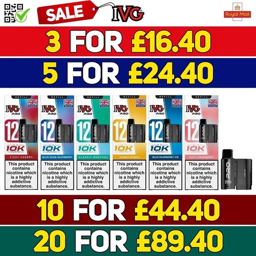 Ivg pro refill pods - ivg, 12