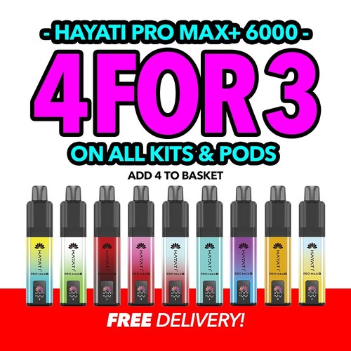 Hayati pro max 6000 puffs - 6000,