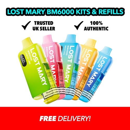 Lost mary bm6000 vape kit - mary, and