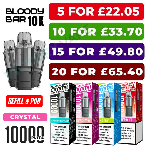 Bloody bar crystal 10k - 10k, refill