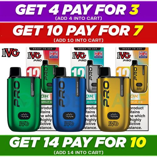 Ivg pro prefilled pod vape - ivg,