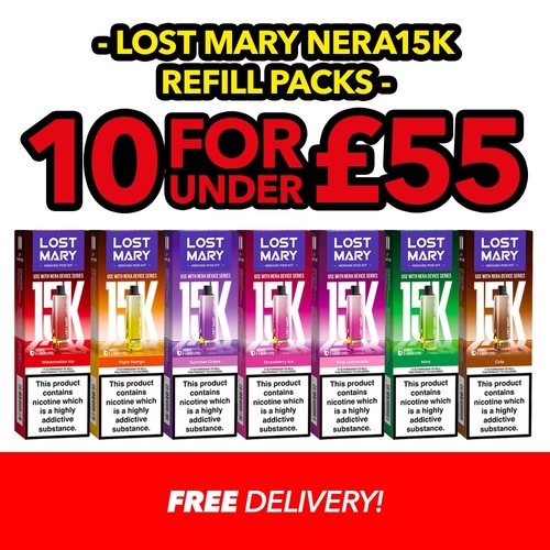 Lost mary nera 15k - nera, refill