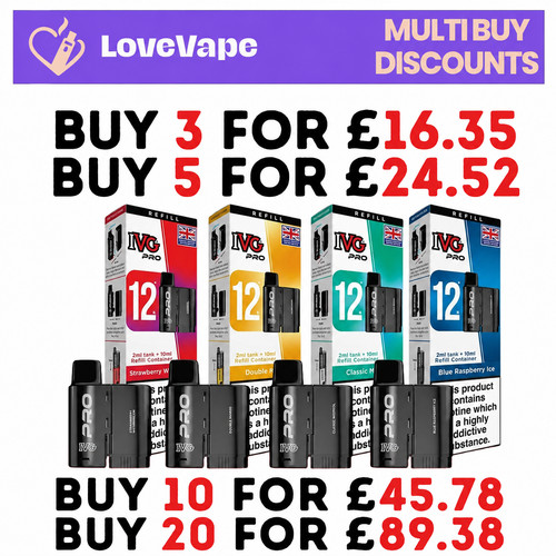 Ivg pro refill - 12, pods