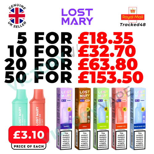 Lost mary bm600 pods - lost, |