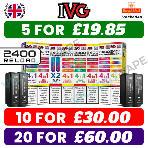 Ivg 2400 refill pods - ivg, |