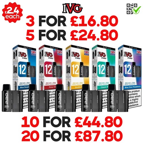 Ivg pro refill prefilled - 12,
